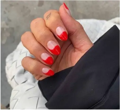 amazing scarlet red nail design