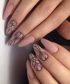 aztec nails design