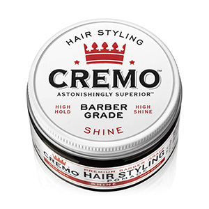 cremo premium barber grade hair styling shine pomade