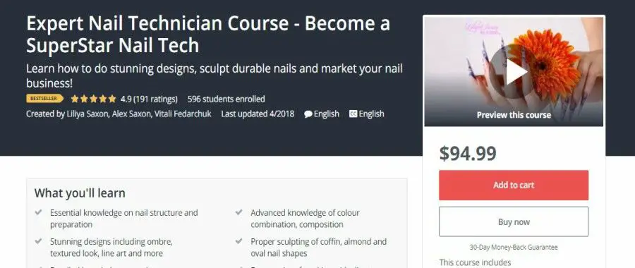 expert nail technician course 
