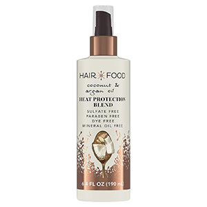 hair food coconut & argan oil heat protectant spray blend