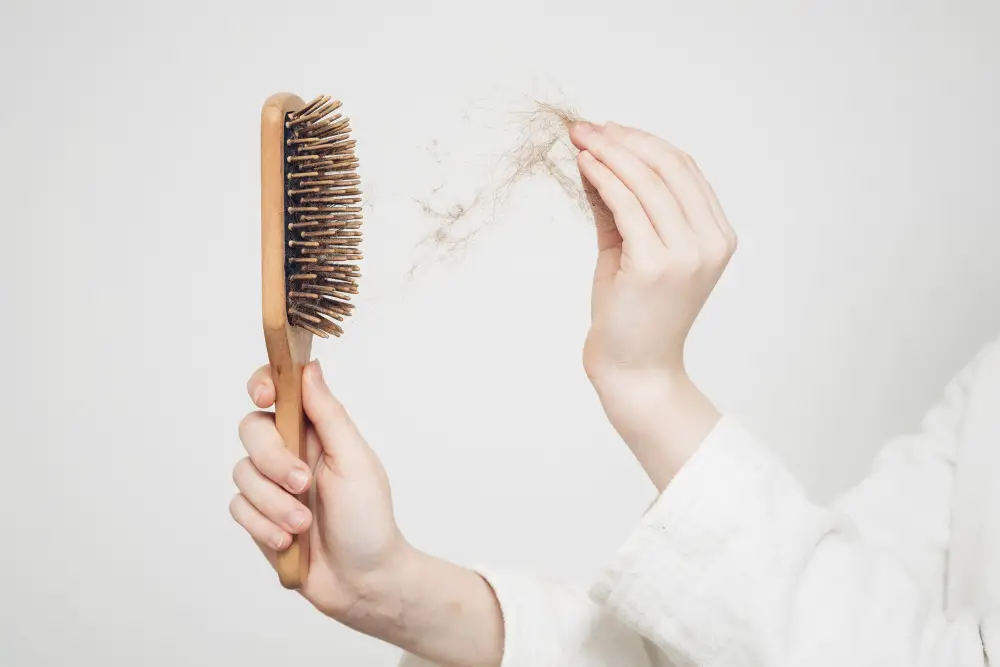 how to clean wooden hair brush