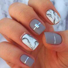 marble nails design