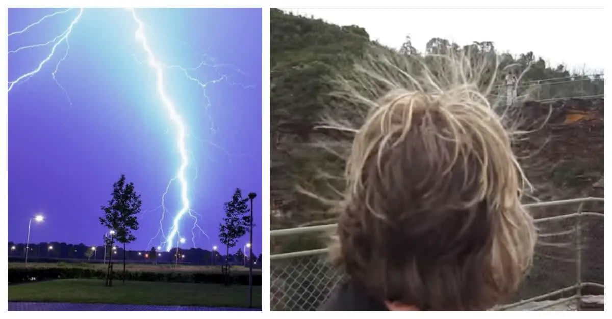 thunderstorm and lightning