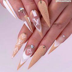 trend brand stiletto nail design