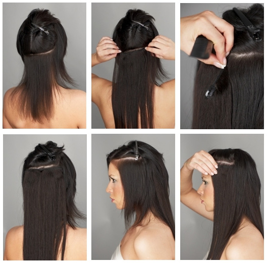 clipping in hair extensions
