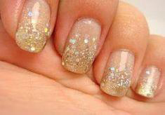glitter french nail design 1