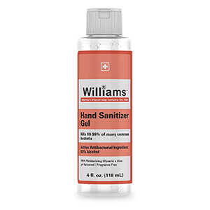 hand sanitizer gel by williams