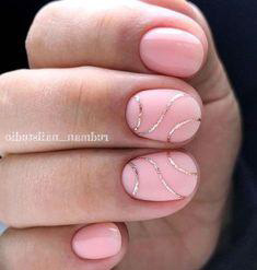 pink round nail design