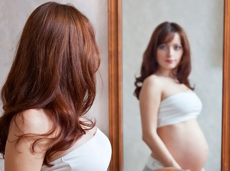 red hair during pregnancy