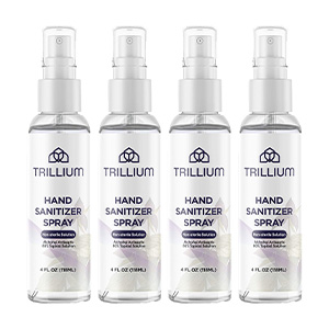 trillium usa made liquid hand sanitizer spray