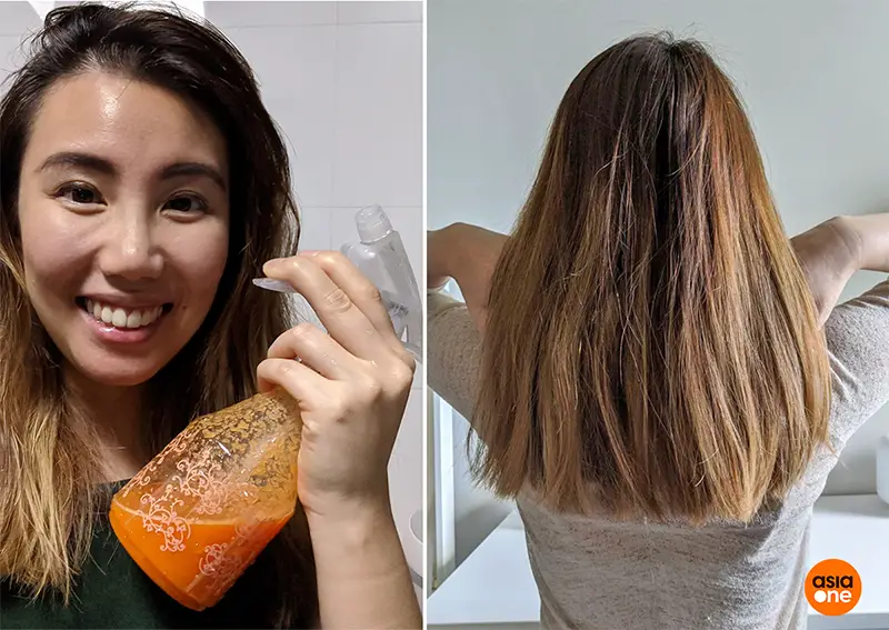 use carrot juice to dye your hair