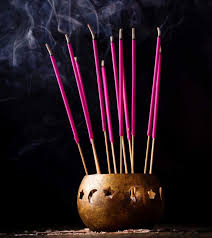 burn incense before smoking