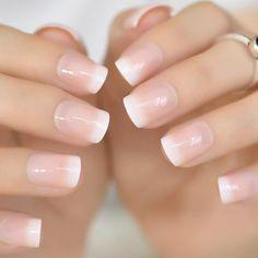 white french tip nail design-5