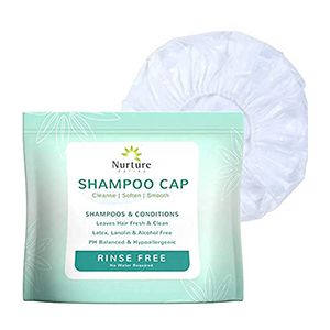 no water rinse free shampoo cap
