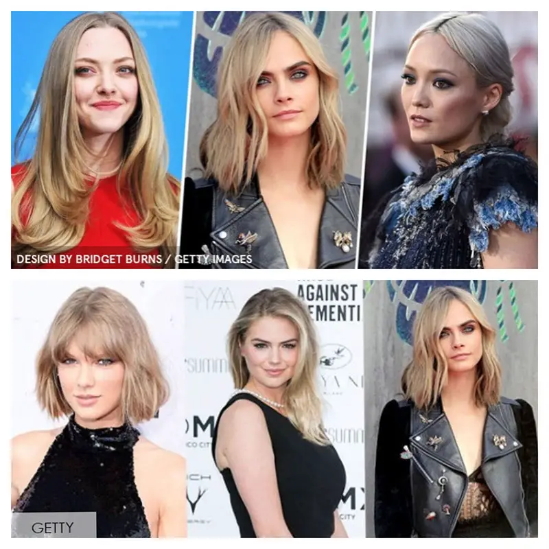 celebrities blonde hair