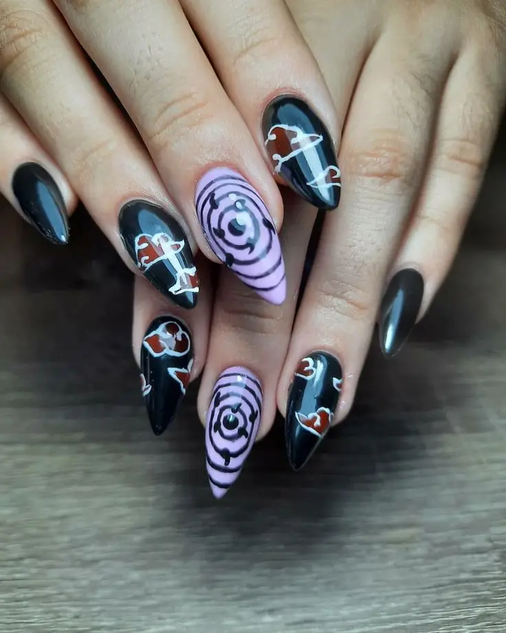 Akatsuki Nail Art Techniques