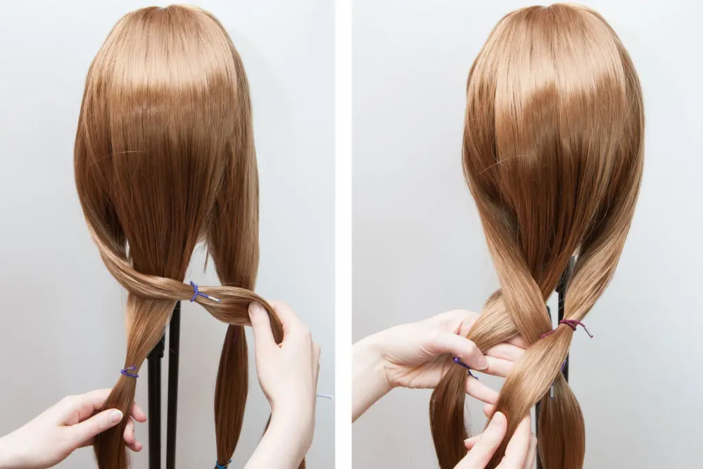 Here is how to classic braid a wig